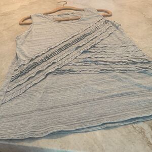 Soft Surroundings Gray Marled Top